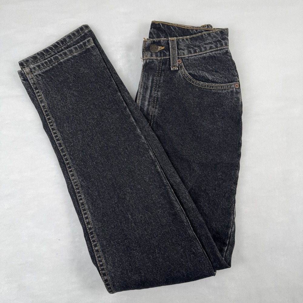 Vintage Levi's Women's Sz 5 High Rise Straight 90s Made In USA